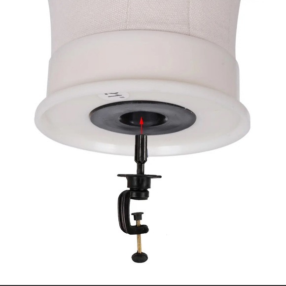 Mannequin canvas head with hook for wig making - Picture 4 of 4